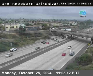 SB 805 at El Cajon Blvd (On Ramp)