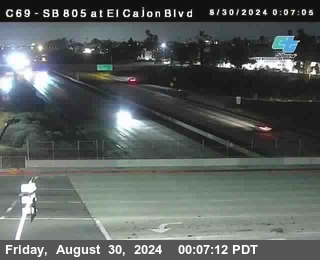 SB 805 at El Cajon Blvd (On Ramp)