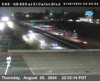 SB 805 at El Cajon Blvd (On Ramp)