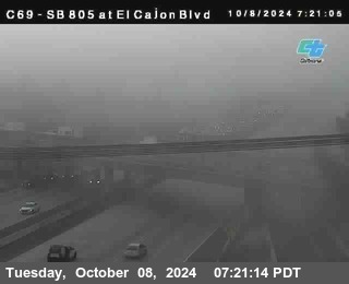 SB 805 at El Cajon Blvd (On Ramp)