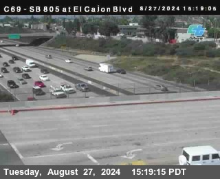 SB 805 at El Cajon Blvd (On Ramp)