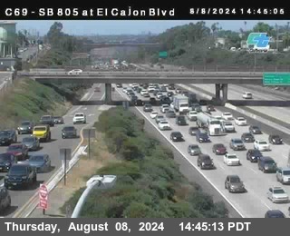 SB 805 at El Cajon Blvd (On Ramp)