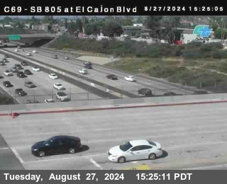 SB 805 at El Cajon Blvd (On Ramp)