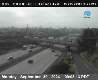 SB 805 at El Cajon Blvd (On Ramp)