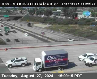 SB 805 at El Cajon Blvd (On Ramp)