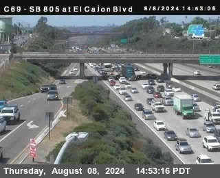 SB 805 at El Cajon Blvd (On Ramp)