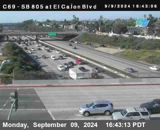 SB 805 at El Cajon Blvd (On Ramp)