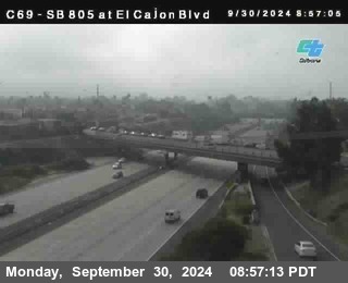 SB 805 at El Cajon Blvd (On Ramp)