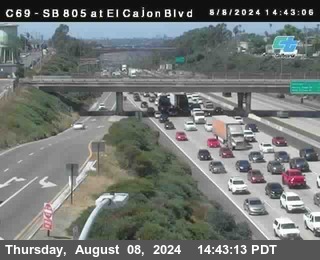 SB 805 at El Cajon Blvd (On Ramp)