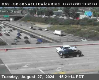 SB 805 at El Cajon Blvd (On Ramp)