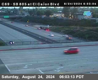 SB 805 at El Cajon Blvd (On Ramp)