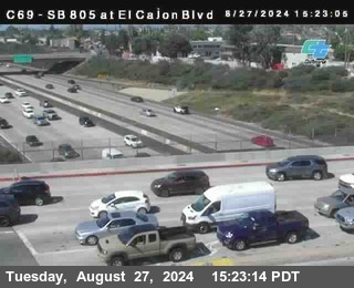 SB 805 at El Cajon Blvd (On Ramp)