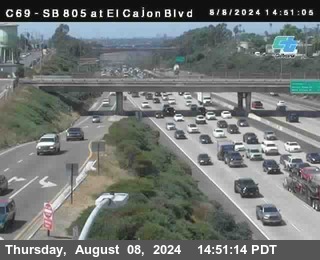 SB 805 at El Cajon Blvd (On Ramp)