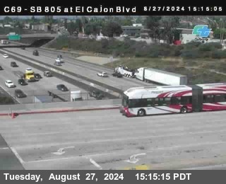 SB 805 at El Cajon Blvd (On Ramp)