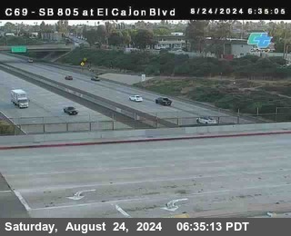 SB 805 at El Cajon Blvd (On Ramp)