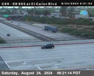 SB 805 at El Cajon Blvd (On Ramp)