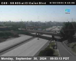 SB 805 at El Cajon Blvd (On Ramp)