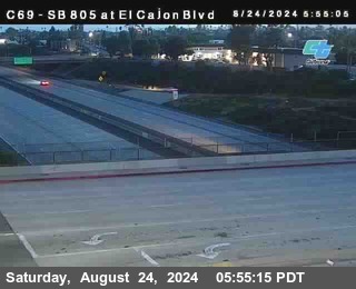 SB 805 at El Cajon Blvd (On Ramp)