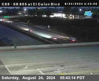 SB 805 at El Cajon Blvd (On Ramp)