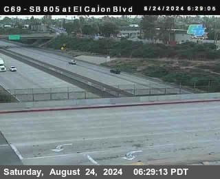 SB 805 at El Cajon Blvd (On Ramp)