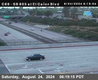 SB 805 at El Cajon Blvd (On Ramp)