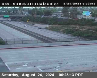 SB 805 at El Cajon Blvd (On Ramp)