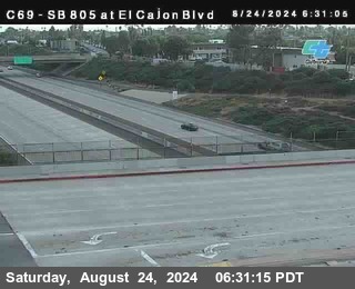 SB 805 at El Cajon Blvd (On Ramp)