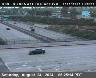 SB 805 at El Cajon Blvd (On Ramp)