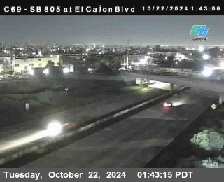 SB 805 at El Cajon Blvd (On Ramp)