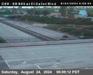 SB 805 at El Cajon Blvd (On Ramp)