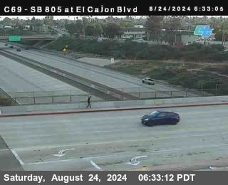 SB 805 at El Cajon Blvd (On Ramp)