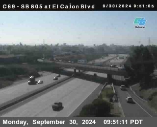 SB 805 at El Cajon Blvd (On Ramp)