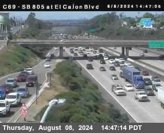 SB 805 at El Cajon Blvd (On Ramp)