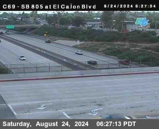 SB 805 at El Cajon Blvd (On Ramp)