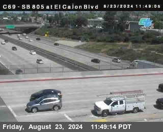 SB 805 at El Cajon Blvd (On Ramp)