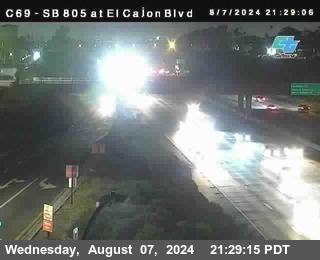 SB 805 at El Cajon Blvd (On Ramp)