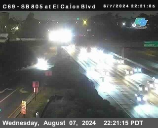 SB 805 at El Cajon Blvd (On Ramp)