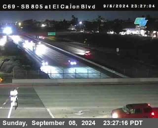 SB 805 at El Cajon Blvd (On Ramp)