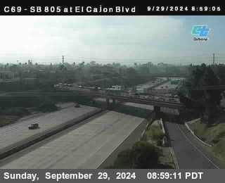 SB 805 at El Cajon Blvd (On Ramp)