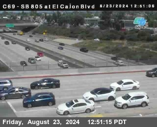 SB 805 at El Cajon Blvd (On Ramp)