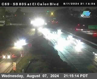 SB 805 at El Cajon Blvd (On Ramp)