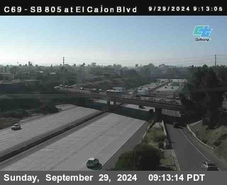 SB 805 at El Cajon Blvd (On Ramp)