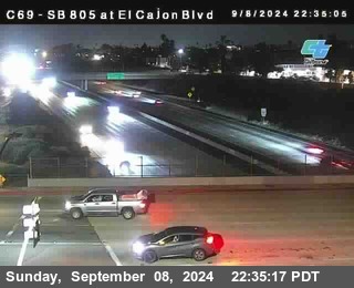 SB 805 at El Cajon Blvd (On Ramp)