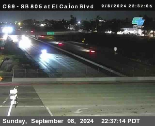 SB 805 at El Cajon Blvd (On Ramp)