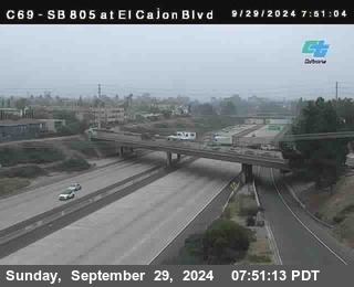 SB 805 at El Cajon Blvd (On Ramp)