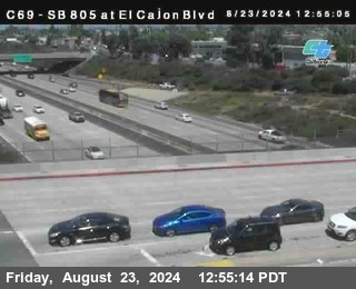 SB 805 at El Cajon Blvd (On Ramp)