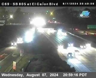 SB 805 at El Cajon Blvd (On Ramp)