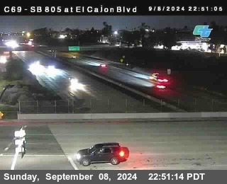 SB 805 at El Cajon Blvd (On Ramp)