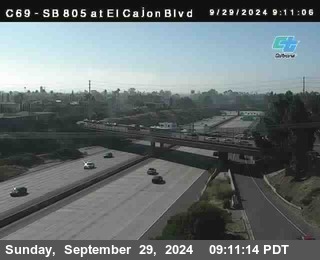 SB 805 at El Cajon Blvd (On Ramp)