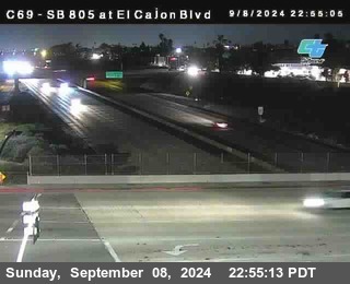 SB 805 at El Cajon Blvd (On Ramp)